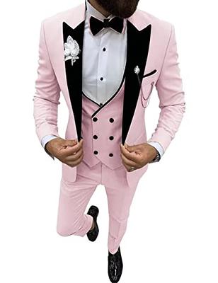 SUZHIMO Men Suit 3 Piece Suit for Men Slim Fit Suit Wedding Prom Suits for  Men Tuxedo for Men Dinner Party Beige at  Men's Clothing store