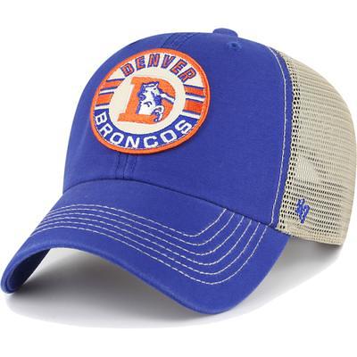 '47 Men's Denver Broncos Chamberlain Hitch White Adjustable Hat