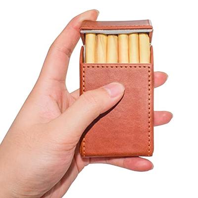 Leather Cigarette Case,King Size Prerolled Cone Holder,Waterproof Airtight  Smell Proof Container,Carrying Case for Traveling - Yahoo Shopping