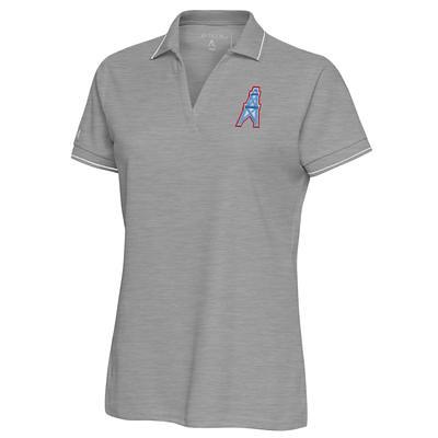 Men's Antigua Heathered Gray Dallas Cowboys Affluent Polo