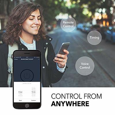 HBN Smart Plug Mini 15A, WiFi Smart Outlet Works with Alexa