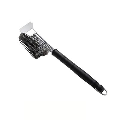 SCRUBIT Grill Cleaning Brush - Bristle Free BBQ Cleaner with Heavy Duty  Scrubber Pad, Safe Cast Iron and Griddle Scraper Pads, Ideal Accessories  for