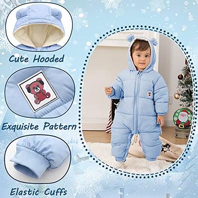 XIFAMNIY Baby Boys and Grils Winter Snowsuit Coat Outwear Hooded