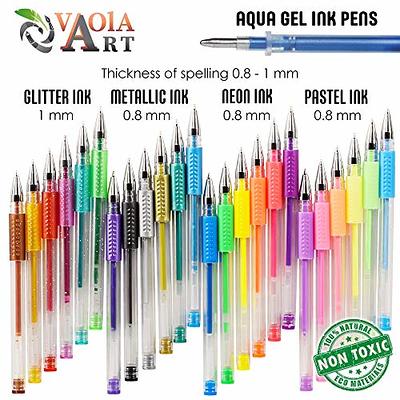 Color Gel Pens - Gel Pens for Kids - Coloring Pens - Gel Pens Set - Pen  Sets for