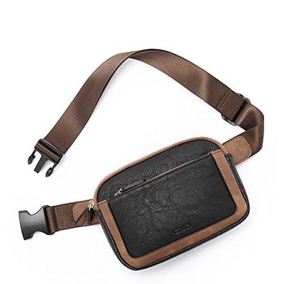  CLUCI Small Belt Bag for Women, Crossbody Everywhere Waist  Packs Trendy, Women's Fanny Pack with Adjustable Strap