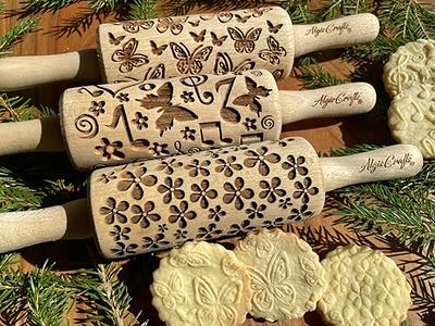 Merry Christmas - Embossing Rolling Pin - customizedgift