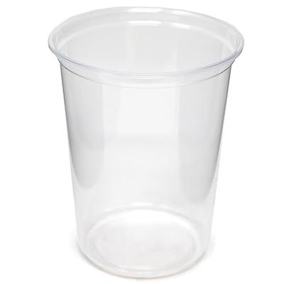 Choice 32 oz. Microwavable Translucent Round Deli Container - 500/Case