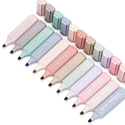 ZEYAR Clear View Tip Highlighter, Dual Tips Marker Pen, See-Through Chisel  Tip and Fine Tip, Water Based, Assorted Colors, Quick Dry,No bleed(6  Macaron Colors) - Yahoo Shopping