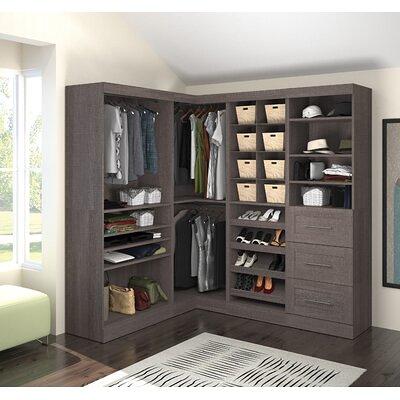 ClosetMaid Modular Storage 69 W - 91 W Closet System with Doors