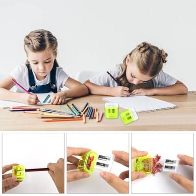 Colored Pencil Sharpeners Manual Hand Held Small Compact Pencil