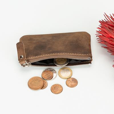 Handmade Genuine Leather Credit Card Wallet For Women/Men, Slim Front  Pocket Holder, Valentine's Day Gift Her. Him - Yahoo Shopping