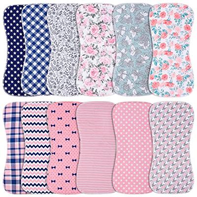 Baby Burp Cloths, Fleece Waterproof Multi-Use Pads