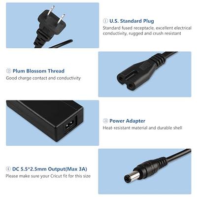  Power Cord for Cricut Explore air 2/Expression 2/Maker