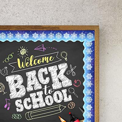 Chalk Board Welcome back to school art ideas/Blackboard decoration ideas  for new Admission/Chalk Art 