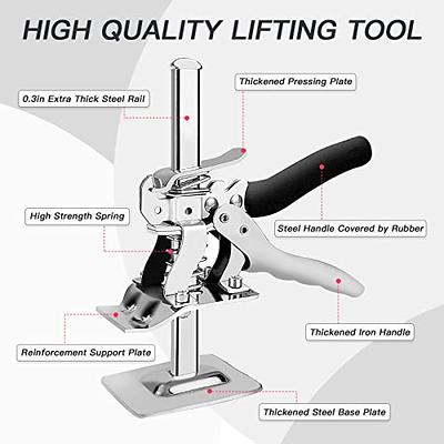 JANNO 2PCS Labor Saving Arm Jack, Effort Elevator With 4PCS Slider Kit and  1PCS Spirit Level, Height Adjustment Lifting Tool Jack for Lifting Wall  Tiles, Drywall, Door Panel, Cabinet, Table, Furniture 