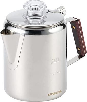 FSE CP-40 Stainless Steel Coffee Percolator, Brewer Urn, 40 Cup Capacity