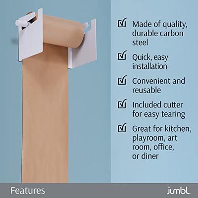 Jumbl Wall Mounted Kraft Paper Dispenser, Hanging Craft Paper Roll