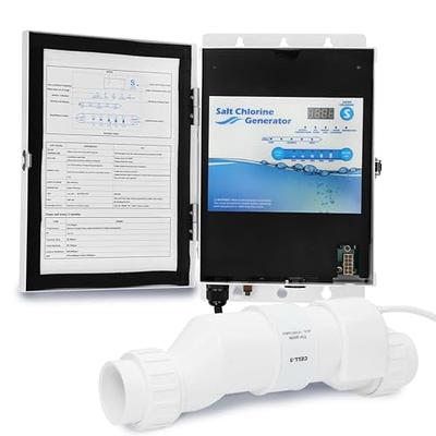 Complete Salt Water Pool Chlorine Generator System Chlorinator for