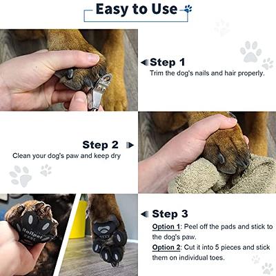 BEAUTYZOO Dog Paw Protectors Grip Pads Anti-Slip Traction for Small Medium  Large Dogs on Hardwood Floors Hot Pavement, Dog Grip for Senior Dogs Injury  Protection for Paws 48 Pads, XXXL 12 Sets