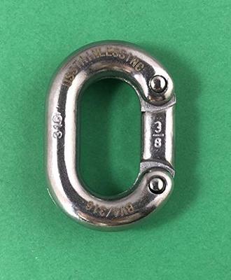 Stainless Steel 316 Snap Hook Spring Loaded Link Carabiner Connector Marine  Grade