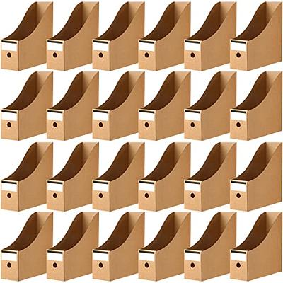 komstuon Magazine File Holder(6 Pack), Cardboard Magazine File Holder,Document  Organizer,Desk File Organiser For School, Office, Home Magazine File  Storage - Yahoo Shopping