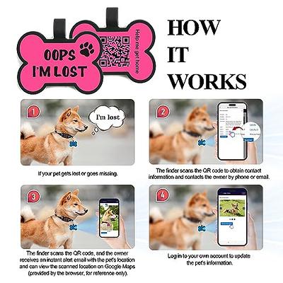 QR Code Dog ID Tag