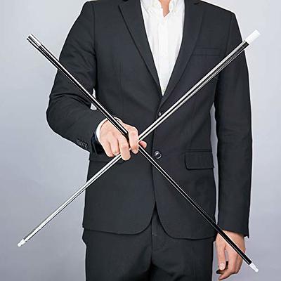 Neliky 35.4in/90cm Plastic Magic Pocket Staff Collapsible Appearing Cane  Magic Pocket Bo Staff with Video Turorial, Magic Tricks for Stage Magic Show (4Pcs Black and Sliver) - Yahoo Shopping