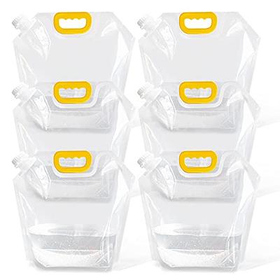 Spoilu Collapsible Water Container Bag, Food Grade Transparent Plastic Water  Storage Containers, Camping and Hiking Backpacking Emergency Water Storage  Bag, Water Bags for Drinking 1.32 Gallon - Yahoo Shopping