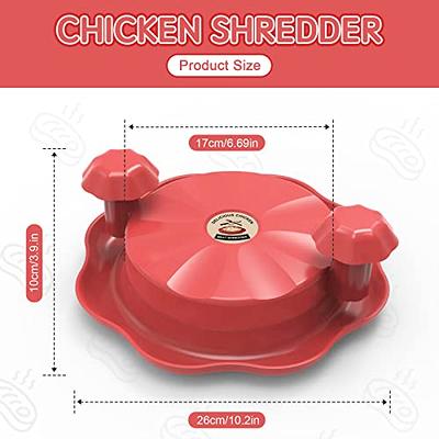 Essential Ways Chicken Shredder-Meat Shredder Claws Bowl w/Clear  Cover-Heat-Resistant Anti-Skid Chicken Shredder Tool-Chicken Shredder  Machine w/Meat