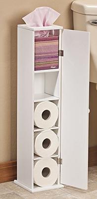 Slim Bathroom Storage Cabinet by OakRidge - Slim Cabinet - Miles Kimball