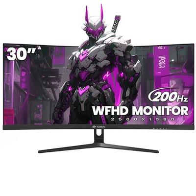 CRUA 27 144Hz/180Hz Curved Gaming Monitor, FHD 1080P VA Screen 1800R  Computer Monitors, 1ms(GTG) with FreeSync, Low Motion Blur, DisplayPort,  HDMI