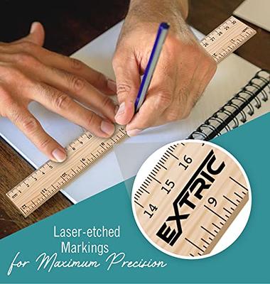  LYDTICK 64 Pack Rulers 12 Inch in Bulk, Plastic Rulers