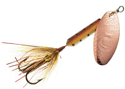 Worden's Lures Copper Blade Rooster Tail - Brown Trout - 1/4 oz