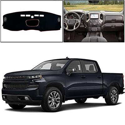 For Chevrolet Silverado 1500 2500 3500 Dash Cover Mat Dashmat 2014 - 2018  Black