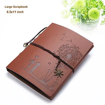 Expandable Leather Scrapbook & Photo Album