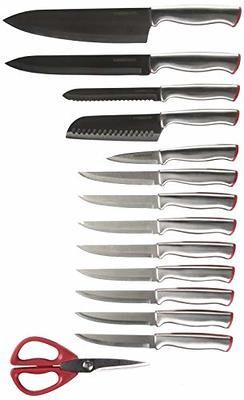 Farberware Edgekeeper Stainless Steel Knife Block Set 11 Piece, Stainless -  Yahoo Shopping