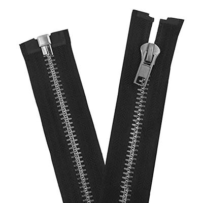 27 Inch Jacket Zipper, #5 Durable Zipper For Jacket (3 Piece), Black  Plastic Coat Zipper Replacement, Separating Zipper For Coat, Down Jacket,  Sweatsh