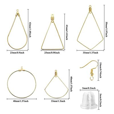 ilauke 100pcs Sublimation Earring Blanks, Teardrop Unfinished Wooden Earrings Pendants, Wood Earrings for Women Girls Jewelry