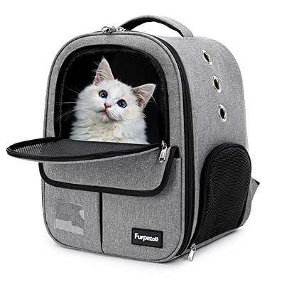 Double Layer Cat Carrier Backpack Removable Cat Carrier for 2 Cats For  Small Medium Dogs Cats Breathable Pet Backpack Travel Bag