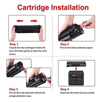 Arcon 4 Pack Compatible for Canon 137 Cartridge 137 CRG-137 Toner