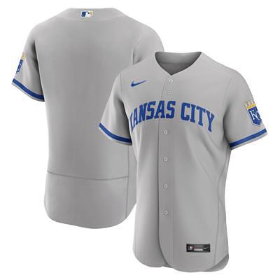 Men's Nike Light Blue Kansas City Royals Road Cooperstown Collection Team Jersey