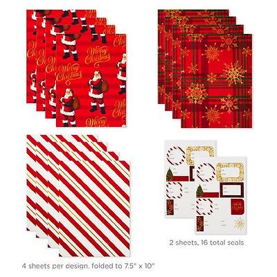 Vintage Hallmark Wrapping Paper, Red Gold Dot Geometric Gift Wrap - Yahoo  Shopping