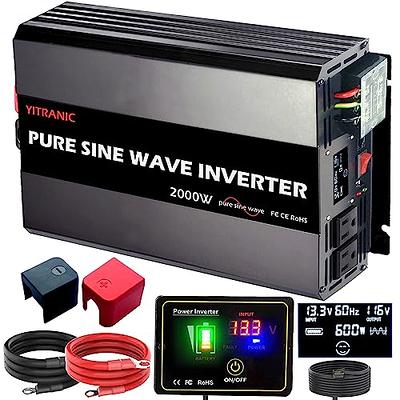 Xplorer 2000W Pure Sine Wave Power Inverter with USB & Remote