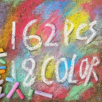 JOYIN 120 PCS Sidewalk Chalk for Kids Giant Box Non-toxic Jumbo