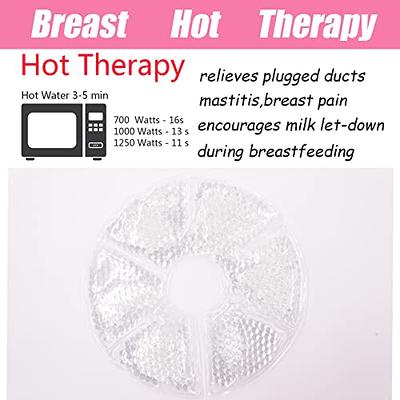 Magic Gel Breast Therapy Pack Nursing Pads Cold & Warm Compress for Breastfeeding, 5-Pack, Size: One size, Pink