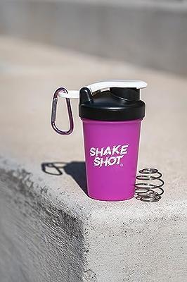 Shake Shot - Pink/Black- 4oz Mini Shaker Bottle for Pre Workout, Creatine,  & Small Scoop Supplements (Not for Protein) Carabiner & Shaker Ball  Included - Yahoo Shopping