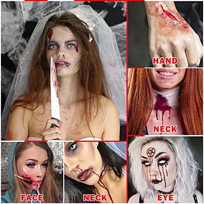 2PCS Fake Blood Makeup Spray Body Bleeding Blood Splatter Special Effects  Makeup Fake Blood Washable for Halloween SFX Zombie Vampire Costume Makeup  2.0oz - Yahoo Shopping