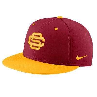 Men's Top of the World White/Cardinal USC Trojans Retro Fade Snapback Hat