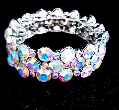 Sparkling Large Clear Iridescent AB Rainbow Crystal Rhinestone