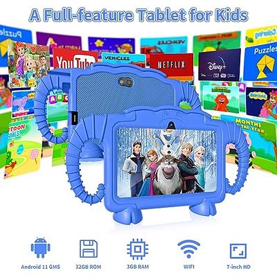 Kids Tablet 7 inch Android 11 Tablet for Kids(Ages 3, minigames do google 